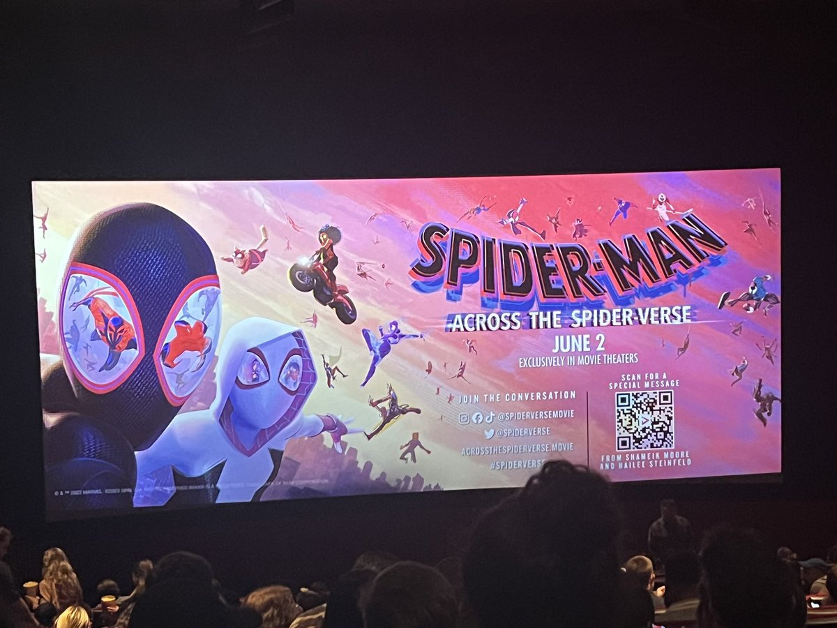 _AlexHirsch's tweet photo. GOOD LORD just saw #SpiderVerse Despite all odds &amp; impossible expectations, this team continues to push the limits of what the medium of animation can be. Restlessly experimental, joyfully inventive, hilarious &amp; at times shockingly bold. See it on the BIGGEST screen you can find! https://t.co/25fygB5hvS