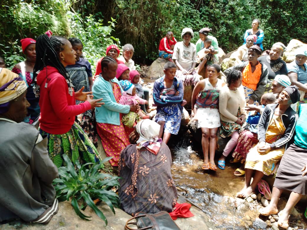 @CAMGEW on passing-over indigenous conservation knowledge to women. Sharing on watersheds trees, conservation of water sources in Kilum-Ijim. @WECF_INT @GLA @AFD_France @Artips_fr @WECF_FR @oneearth @daughters4earth