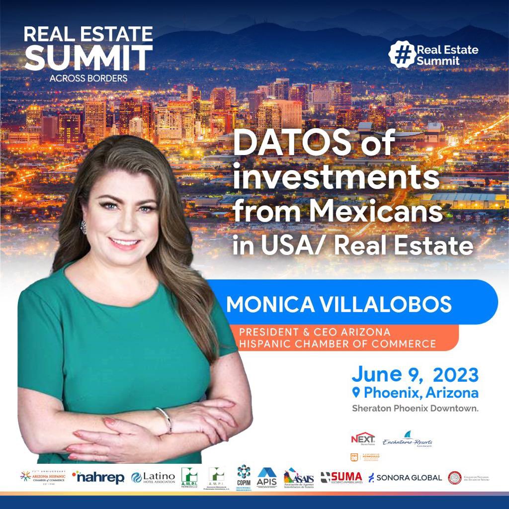 VisitSonora's tweet photo. Este 6 de junio podrás encontrar grandes oportunidades de negocio en el Real Estate Summit Across Borders, el evento binacional de la industria de bienes raíces. Para más información visita https://t.co/eAhJVthPDB https://t.co/8sfDC78ord