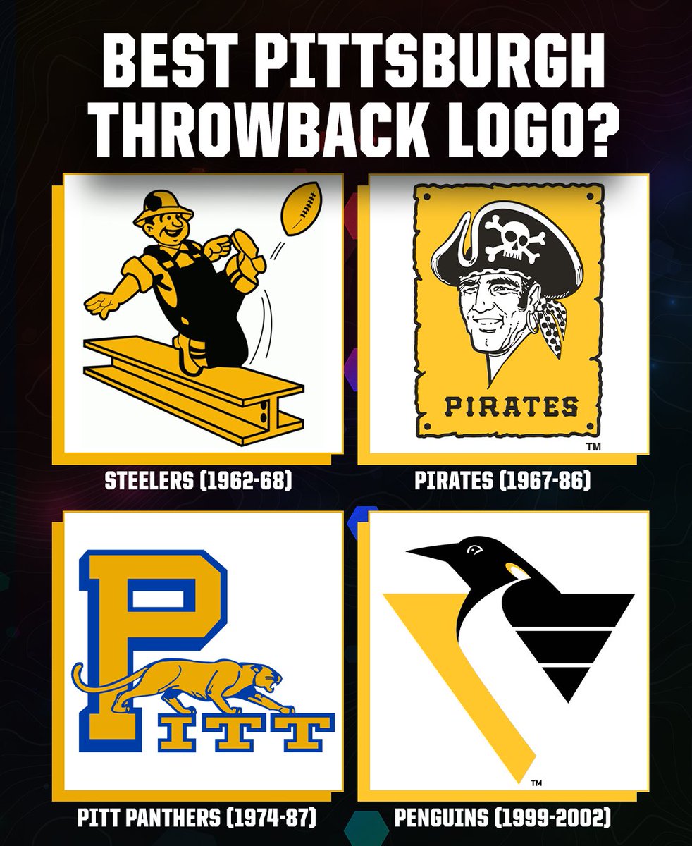 NBCSports's tweet photo. Which Steel City throwback is your favorite?! 🤔 https://t.co/uudfSi6HiM