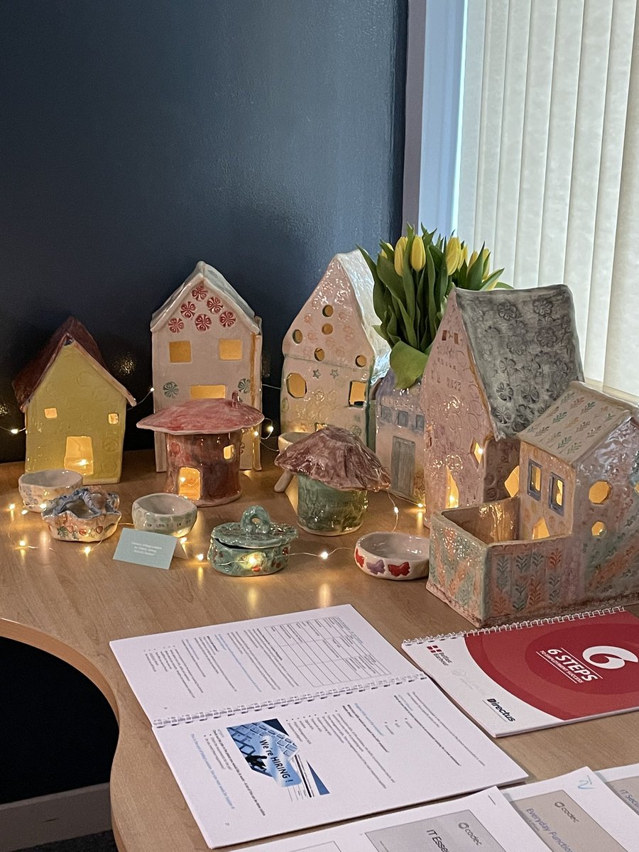 Great to be at the <a href="/FlourishNILtd/">Flourish NI</a> Open Day. Amazing organisation that fills a services gap and provides long term, tailored support to people who have been trafficked. 

Check out the beautiful ceramic village their clients created too!