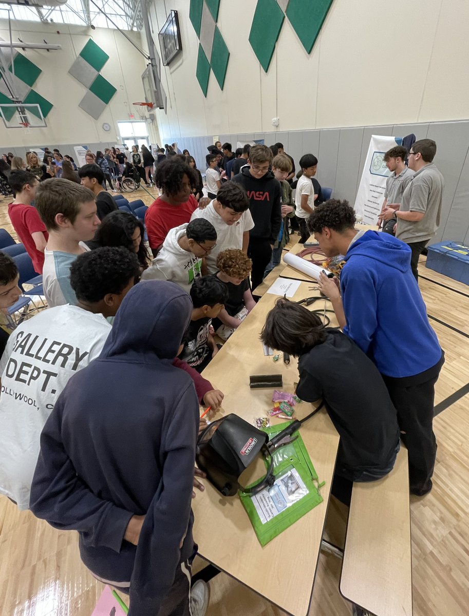 SWCA visiting Pleasantview MS. Lots of interest in career tech! <a href="/SWCA_Careers/">S-W Career Academy</a> <a href="/SWCSD/">South Western City Schools</a>