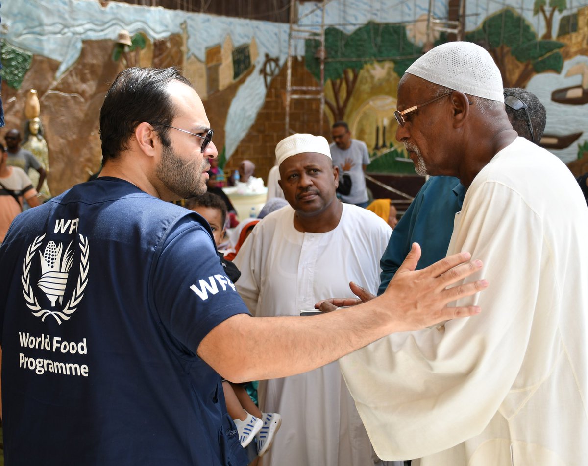 Corinne_WFP's tweet photo. Many who fled the violence in #Sudan to #Egypt tell us they spent their life savings on their journey to safety.
 In just 72 hours, WFP set up its cash programme to reach over 4,600 people to date, who now can at least feed their families while thinking of the next steps. https://t.co/y8DIYI8OwR
