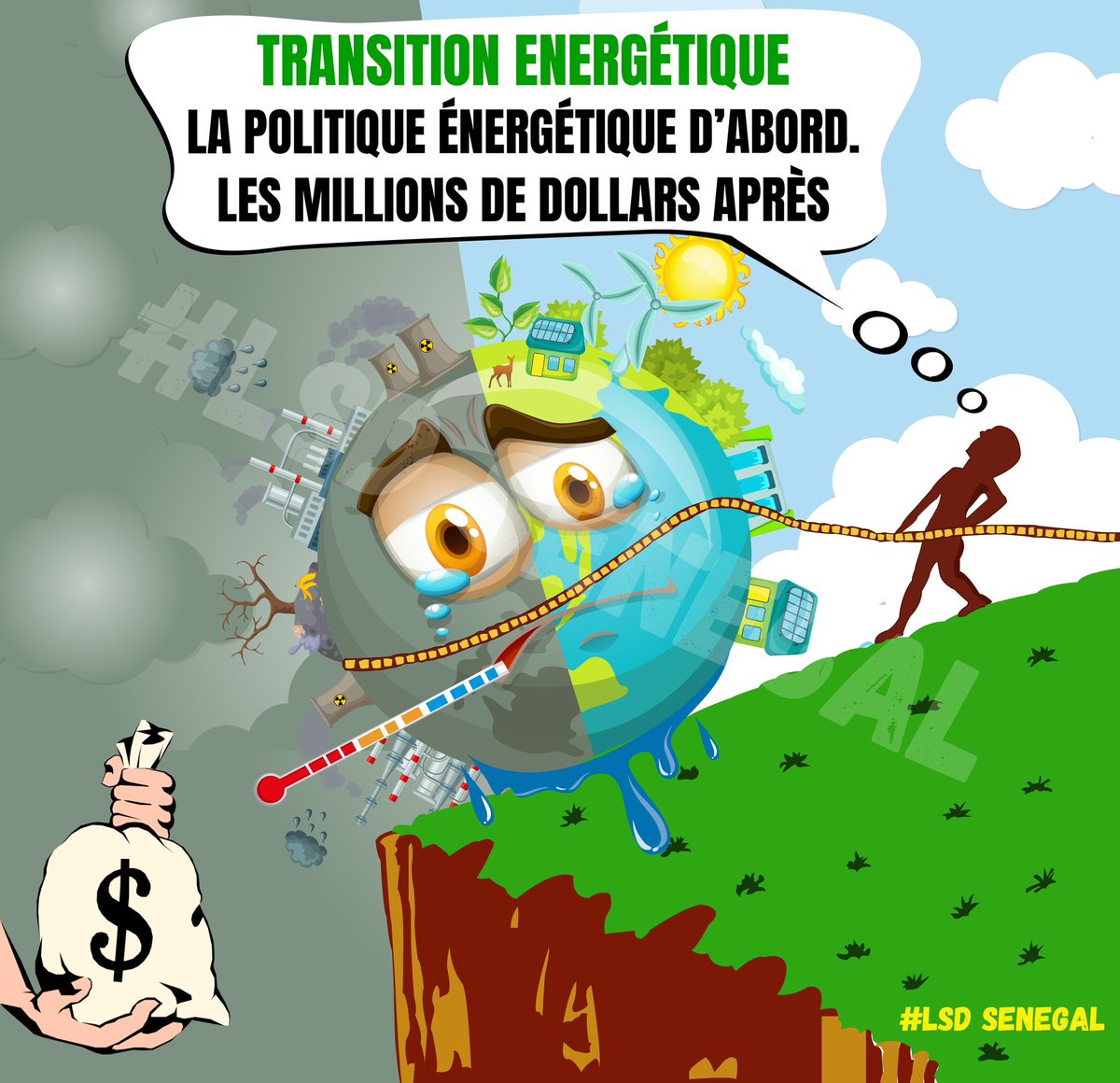 #Transitionénergétique - la politique énergétique d’abord les millions de dollars après ! 
#AFFBAM2023 

@Lsdsenegal @OpenSocietyAfr @both_ends @GAGGA_Alliance @FJS @WoMin_Africa @BIC_Updates @AccountCounsel @AfDB_Group