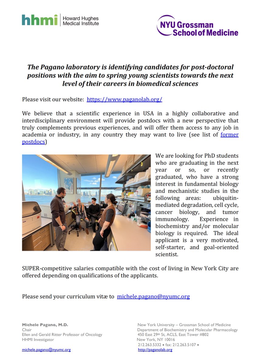 Please RT

thanks, 

paganolab.org