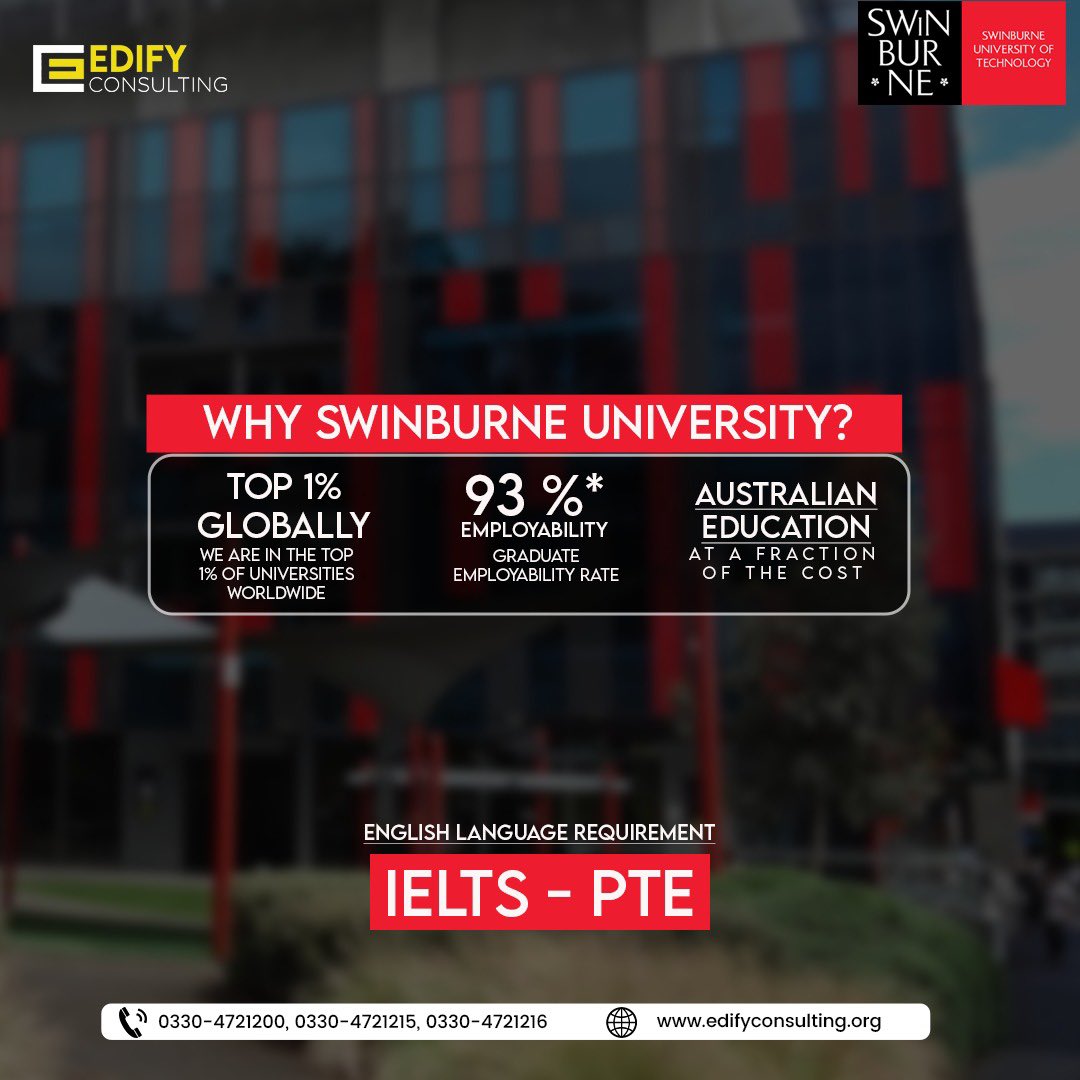 EdifyCon's tweet photo. Study in Australia dream come true. Swinburne University, an Australian Uni, with its campus in Malaysia offering fantastic options. 
Contact #edifyconsulting #Australia #Swinburne #Malaysia #studyabroad https://t.co/8k95YEUmqb
