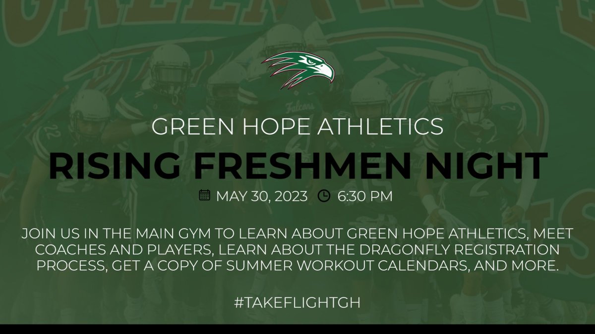 Green Hope Athletics tweet media