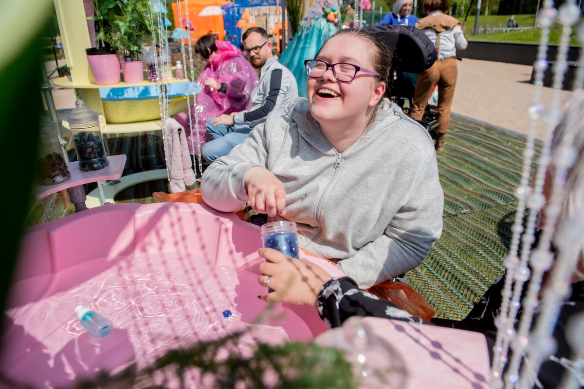 NTClumberPark's tweet photo. From 21-24 June, @frozentheatre brings 'Night Out in Nature' to Clumber, an outdoor sensory installation performance for audiences with profound and multiple learning disabilities (PMLD). For details &amp; to book go to: https://t.co/VFVffLABbf #ClumberPark #theatre #ChangingPlaces https://t.co/fj5Izn0bAQ