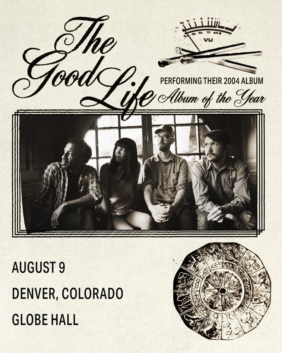 🎟️ ON SALE 🎟️ @timkasher (of Cursive) brings his rocking side project @thegoodlifegang to Globe Hall w/ @thenewtrust on Aug 9 ⚡ Tickets are on sale today! 👇 bit.ly/thegoodlifeglo…