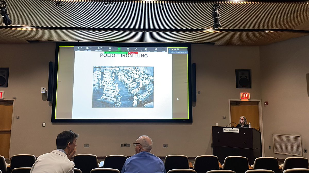 DanielGFein's tweet photo. @wunschcritcare here at @MontefioreCCM @EinsteinDeptMed grand rounds. Telling us how critical care began. https://t.co/cnkSwt0MXz
