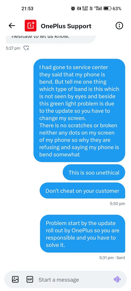 _I_VISHAL's tweet image. This is the condition of oneplus they don't even reply on DMs
@nch1915 @OnePlus_IN @OnePlus_Support @TOIIndiaNews @GoI_MeitY 
#scamoneplus
#oneplus9r