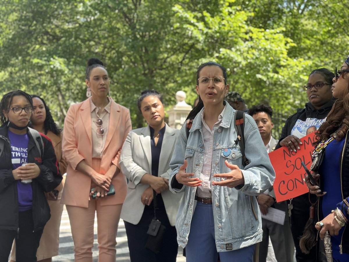 Today I am proud to stand with my colleagues and friends to once again call to ⁦#HALTsolitary, decarcerate, and close Rikers.

But I’m also sick and tired of having to fight and fight and keep fighting just to make sure our city does not maintain a torture site in my district.