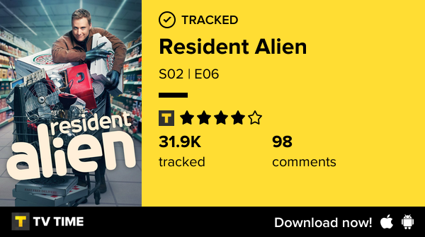 I've just watched episode S02 | E06 of Resident Alien! #residentalien  tvtime.com/r/2Pq6b #tvtime