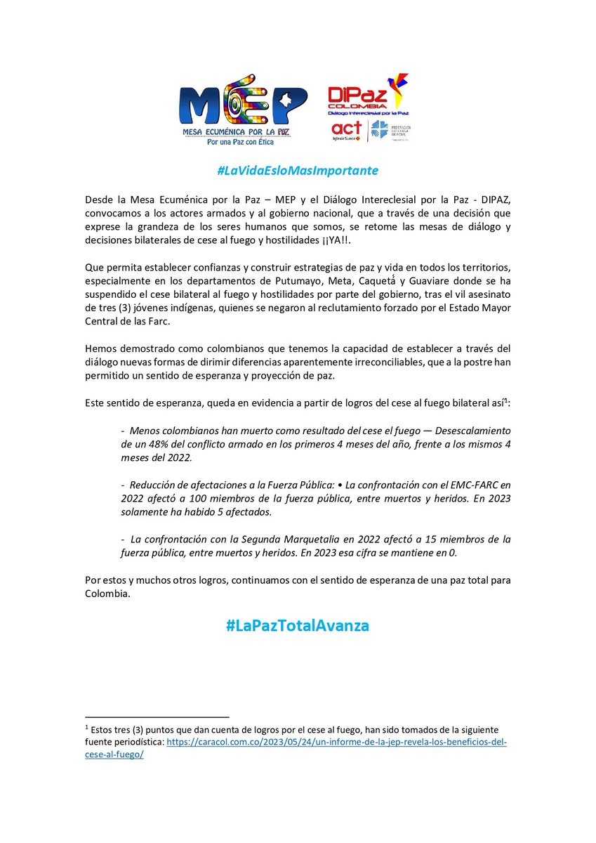 Consejería Comisionada de Paz tweet media
