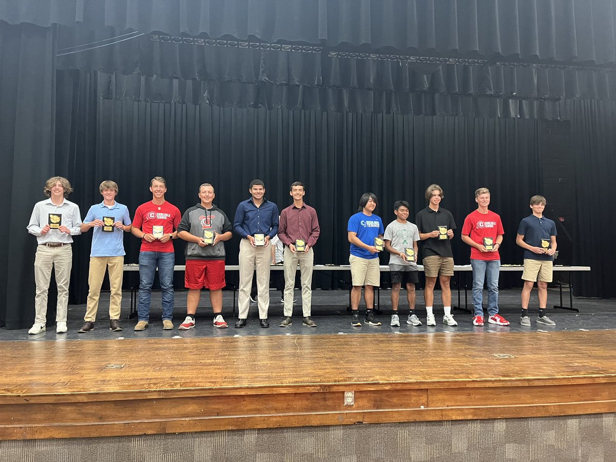 Congrats to Jake Rust, Micah and Titus Powell on making 2nd team All-Area in tennis!!!!!! Well earned fellas!!!!