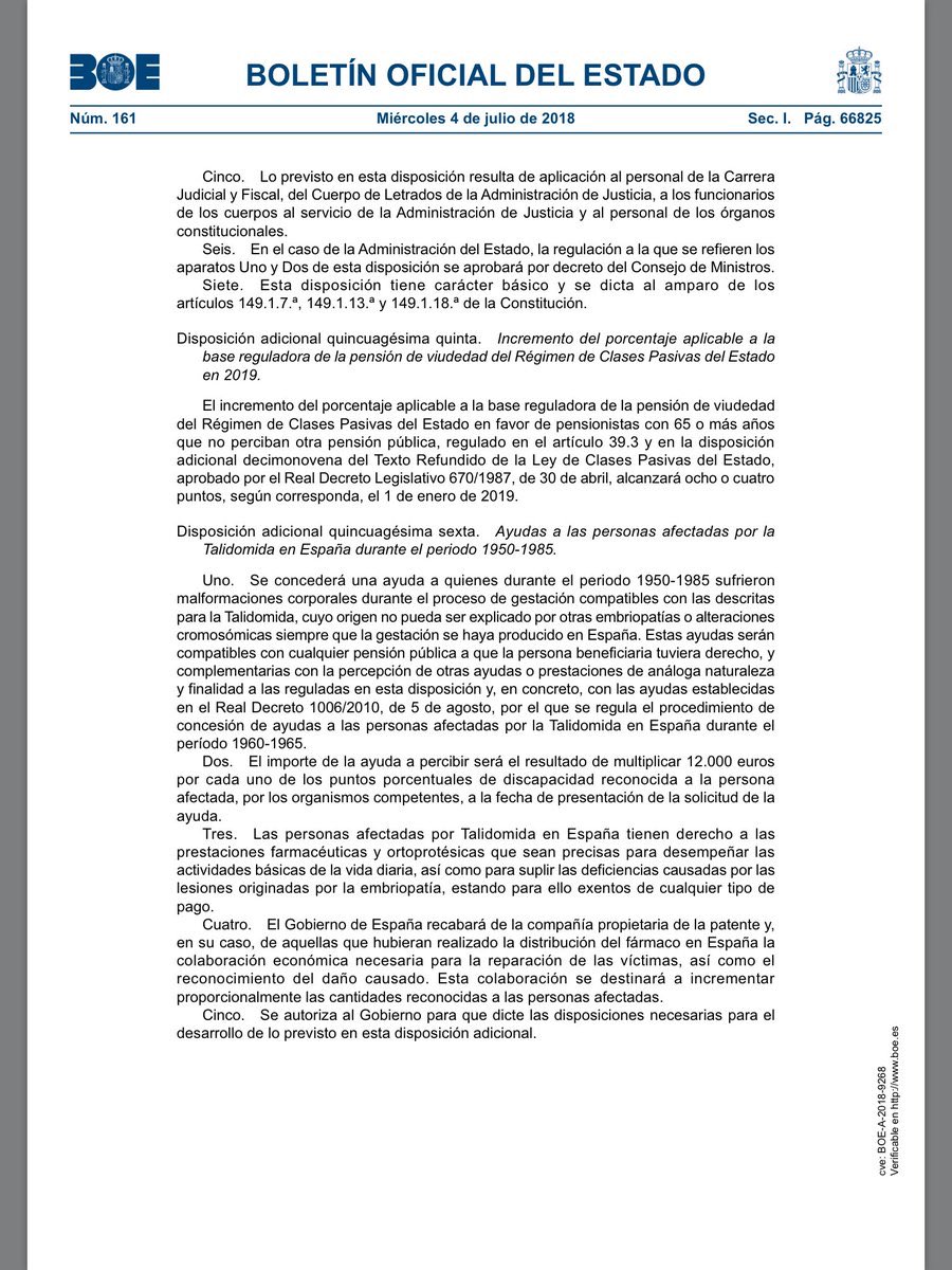 MarianoGarmendi's tweet photo. @nachoalvarez_ Hay que aplicar todo lo publicado en el BOE? O sólo lo que os da la gana? Es para un amigo… #talidomida #Avite https://t.co/DGrMtbYy5H