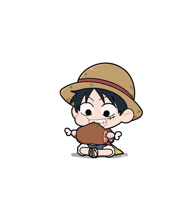 「monkey d. luffy white background」Fan Art(Latest)