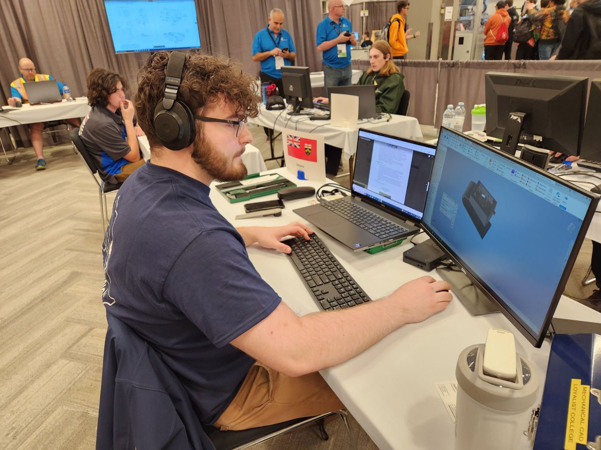 Wishing the best of luck to Loyalist College Manufacturing Engineering Technician student Yale Botly, who is competing with Team Ontario RIGHT NOW at the National Skills Competition in Winnipeg! Go Yale!! <a href="/Skills_Canada/">Skills Canada</a> <a href="/skillsontario/">Skills Ontario</a> 

Watch the competition live: