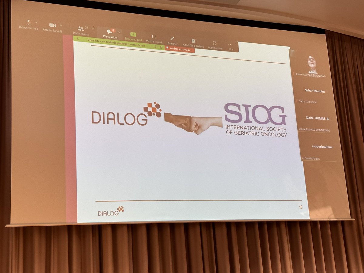 Looking forward to closer @SIOGorg DIALOG collaboration to expand evidence in #gerionc & improve the care of older adults with cancer at global level

Stay tuned!

@NajiaMusolino @GrantWilliamsMD @kwokleungcheung @HansWildiers @ravikanesvaran