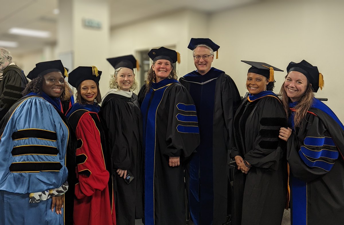 Our faculty at graduation celebrating our Sociology, Anthropology, and Public Health graduates! #UMBCgrad
