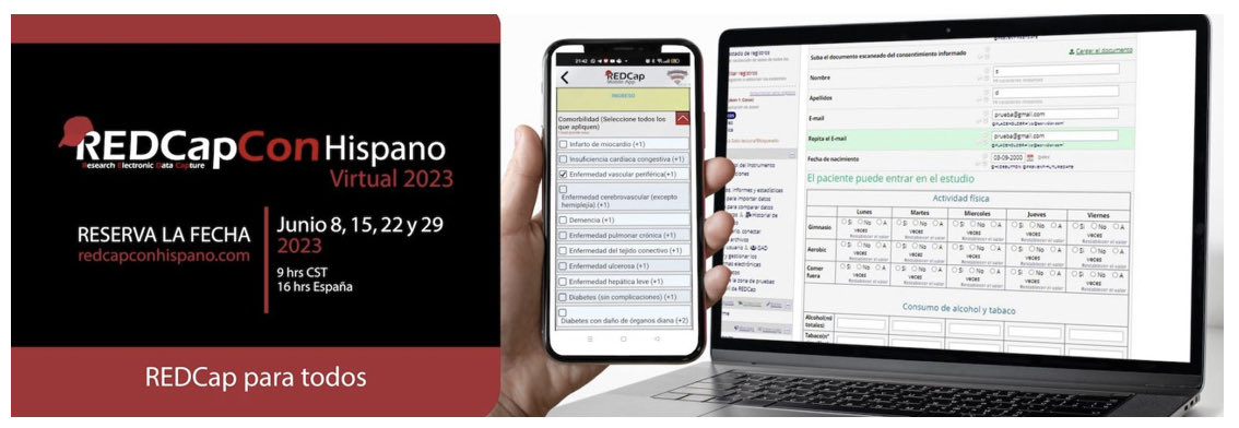 REDCapHispano's tweet photo. Ha llegado nuestra cita anual de usuarios de REDCap en español! Inscríbete! https://t.co/pXivyqowFS https://t.co/gUZRowIyVm