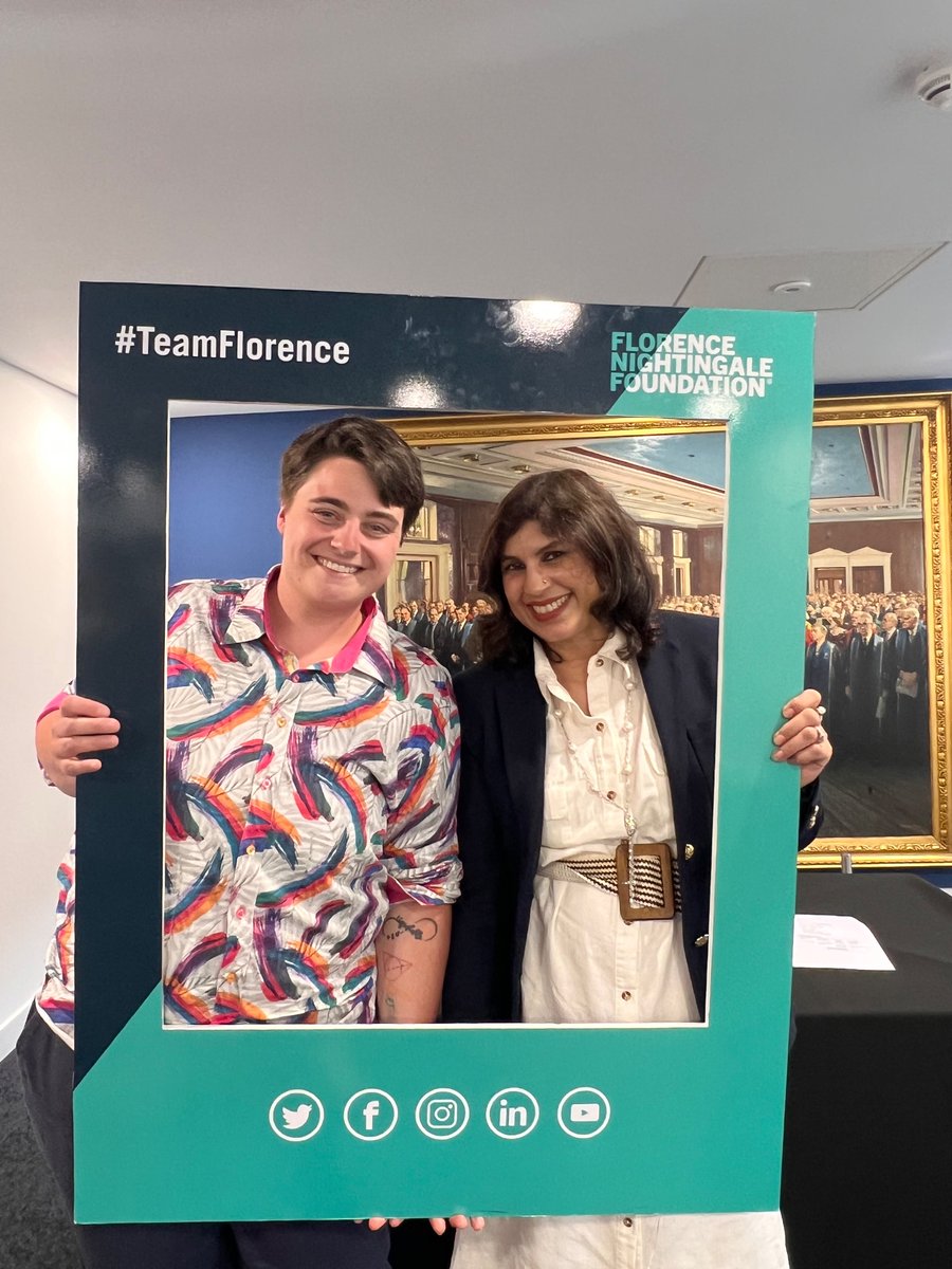 @nafiza_anwar  Greta to see a familiar face on the course! @NHSBartsHealth #TeamFlorence #FNFScholar