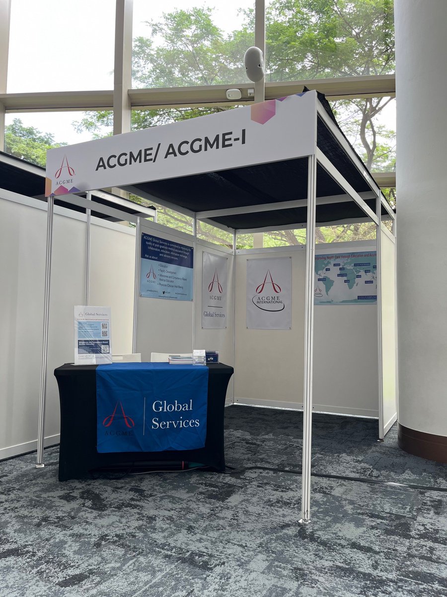 ACGME International (@acgmei) on Twitter photo We are here at #APMEC2023 in #Singapore! If you are attending, come say hello at our joint exhibit booth with #ACGMEGlobalServices! #MedEd #GlobalHealth #GME #PGME @ACGME <a href="/NUSMedCenMED/">Centre for Medical Education, NUS Medicine</a> #MedTwitter We are here at #APMEC2023 in #Singapore! If you are attending, come say hello at our joint exhibit booth with #ACGMEGlobalServices! #MedEd #GlobalHealth #GME #PGME @ACGME <a href="/NUSMedCenMED/">Centre for Medical Education, NUS Medicine</a> #MedTwitter