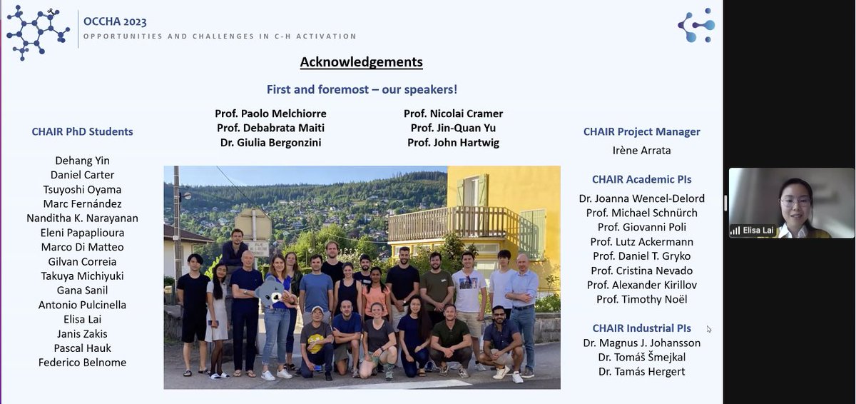 And this is it! #OCCHA2023 is over!
Thanks to all the speakers for their amazing talks! And congratulations to the ESRs who organised and chaired the meeting! 🤩