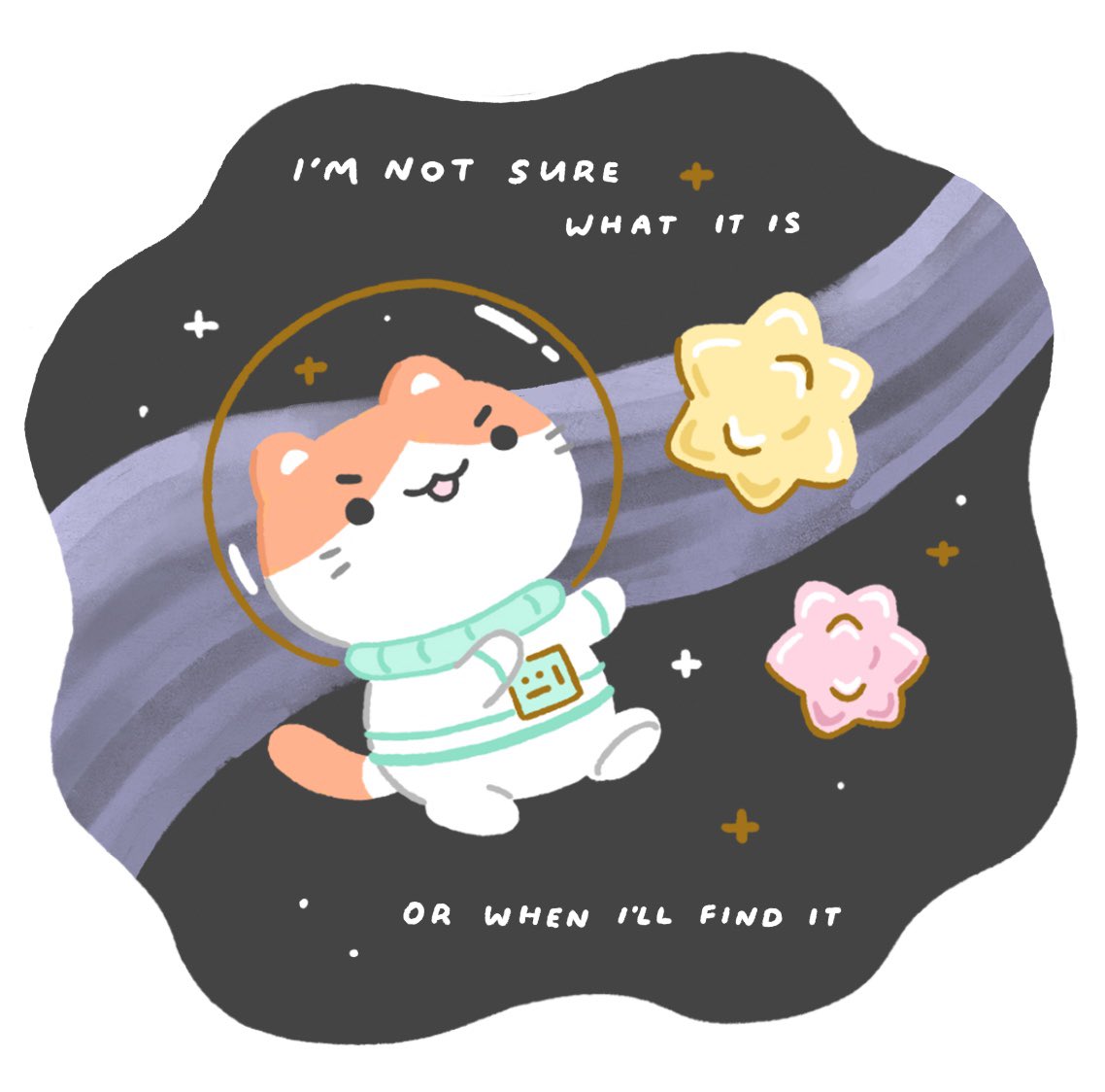no humans cat english text star (symbol) moon planet animal focus  illustration images