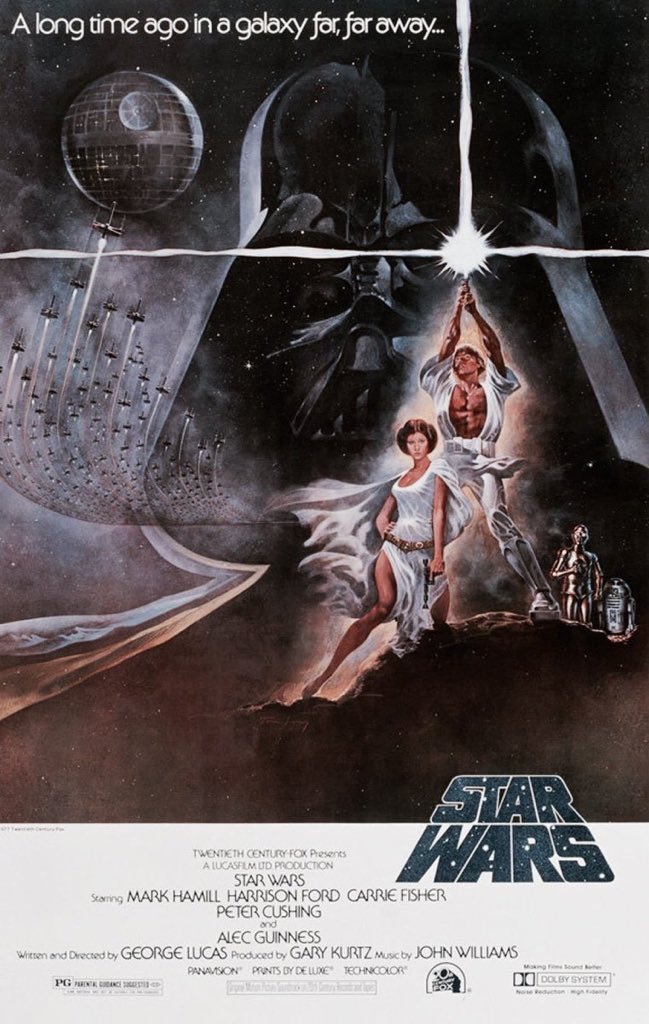retrochenta's tweet photo. Hoy hace 46 años que en una galaxia muy muy lejana empezó todo. 46 años del estreno en EEUU de la mítica "Star Wars", "La guerra de la Galaxias", como la conocimos aquí. Por eso se celebra hoy el #DíaDelOrgulloFriki https://t.co/ACjJdFOKEW