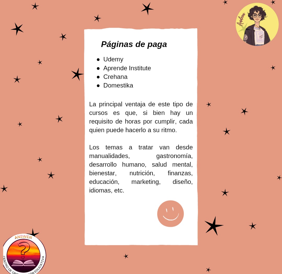 ¿Te gustaria tomar cursos en línea y no sabes donde buscar? Hoy te presentamos algunas plataformas para ello. Anímate a explorarlas y encuentra el que más te convenga. 

#Tips_Answer #cursos #desarrolloprofesional #diplomados