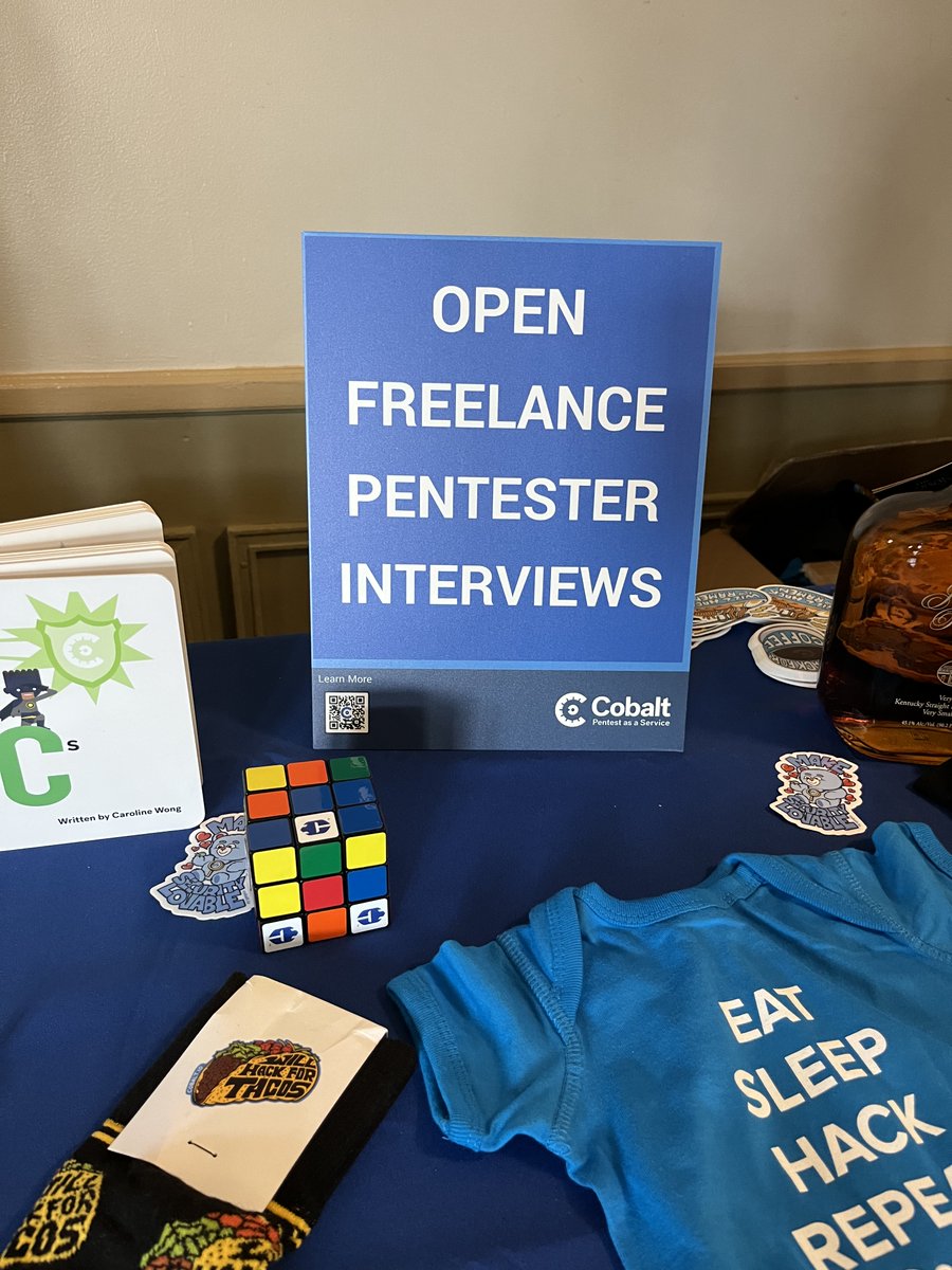 cobalt_io's tweet photo. ThotCon was a success! Our team had fun meeting with future Core Pentesters and held open on-the-spot interviews 🎉  We also got to hang out with one of our #CorePentesters, DJ Nelson! See you next year, Chicago! https://t.co/SaSDzKQU85