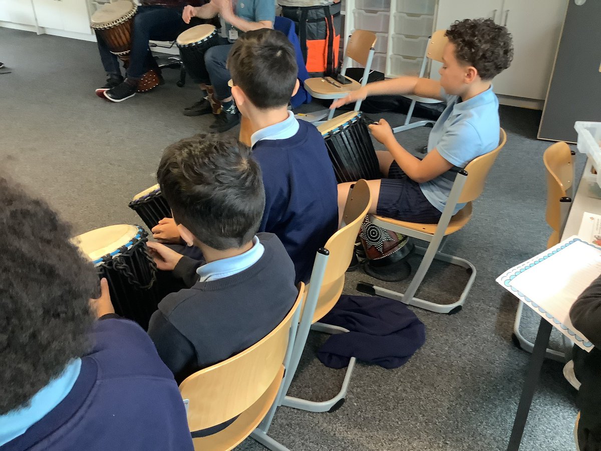 4T are really enjoying our drumming lessons. 

What a great chance to work collaboratively to make an amazing sound 

#music #drumming 

<a href="/TFPrimaryN1/">Thomas Fairchild Community School</a>