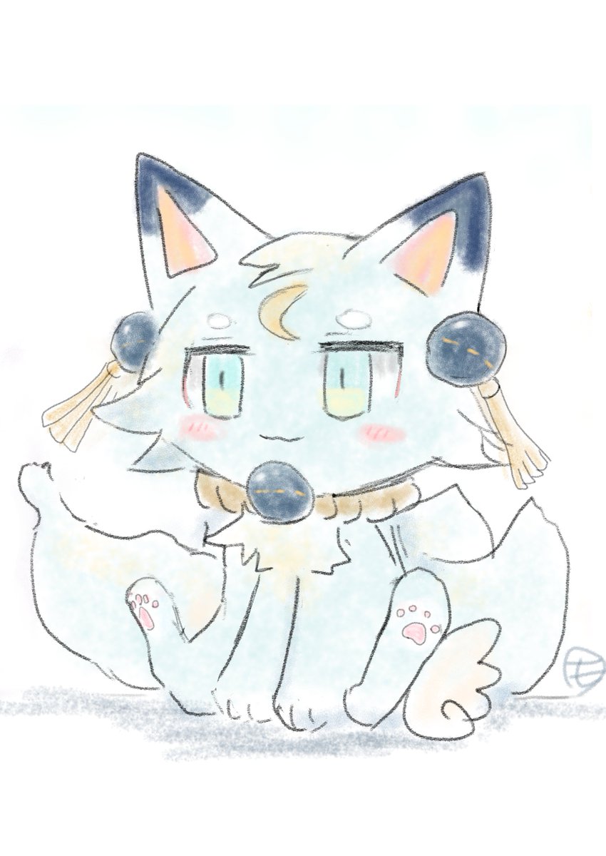 「おきつね物語のエンジェル」|🏝もかちーの🦊のイラスト
