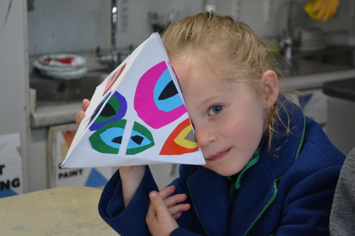 RPPS_Art's tweet photo. Can you identify the shape? 'I am puzzled' is the title of our public sculpture. Keep an eye out at the end of the week to see it displayed in all its glory. We enjoyed strengthening the links between #RPPSArt and #RPPSMaths during #RPPSThemeWeek. #tetrahedron #icosidodecahedron https://t.co/0PIX7Pki4d