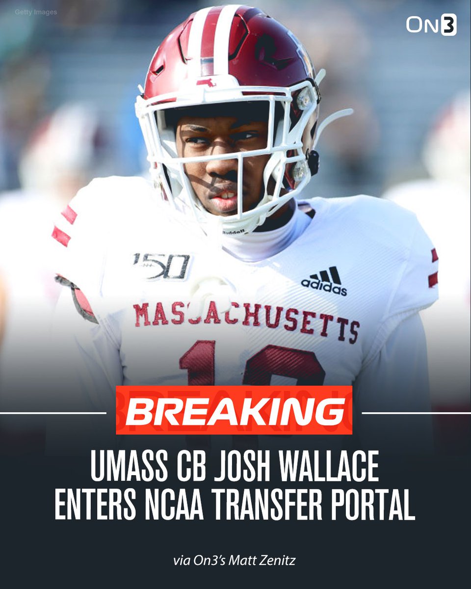 On3 (@on3sports) on Twitter photo UMass All-Independent CB Josh Wallace has entered the NCAA Transfer Portal, per <a href="/mzenitz/">Matt Zenitz</a>.
He was a four-year starter and two-time team captain.
on3.com/news/umass-all⦠UMass All-Independent CB Josh Wallace has entered the NCAA Transfer Portal, per <a href="/mzenitz/">Matt Zenitz</a>.
He was a four-year starter and two-time team captain.
on3.com/news/umass-allβ¦
