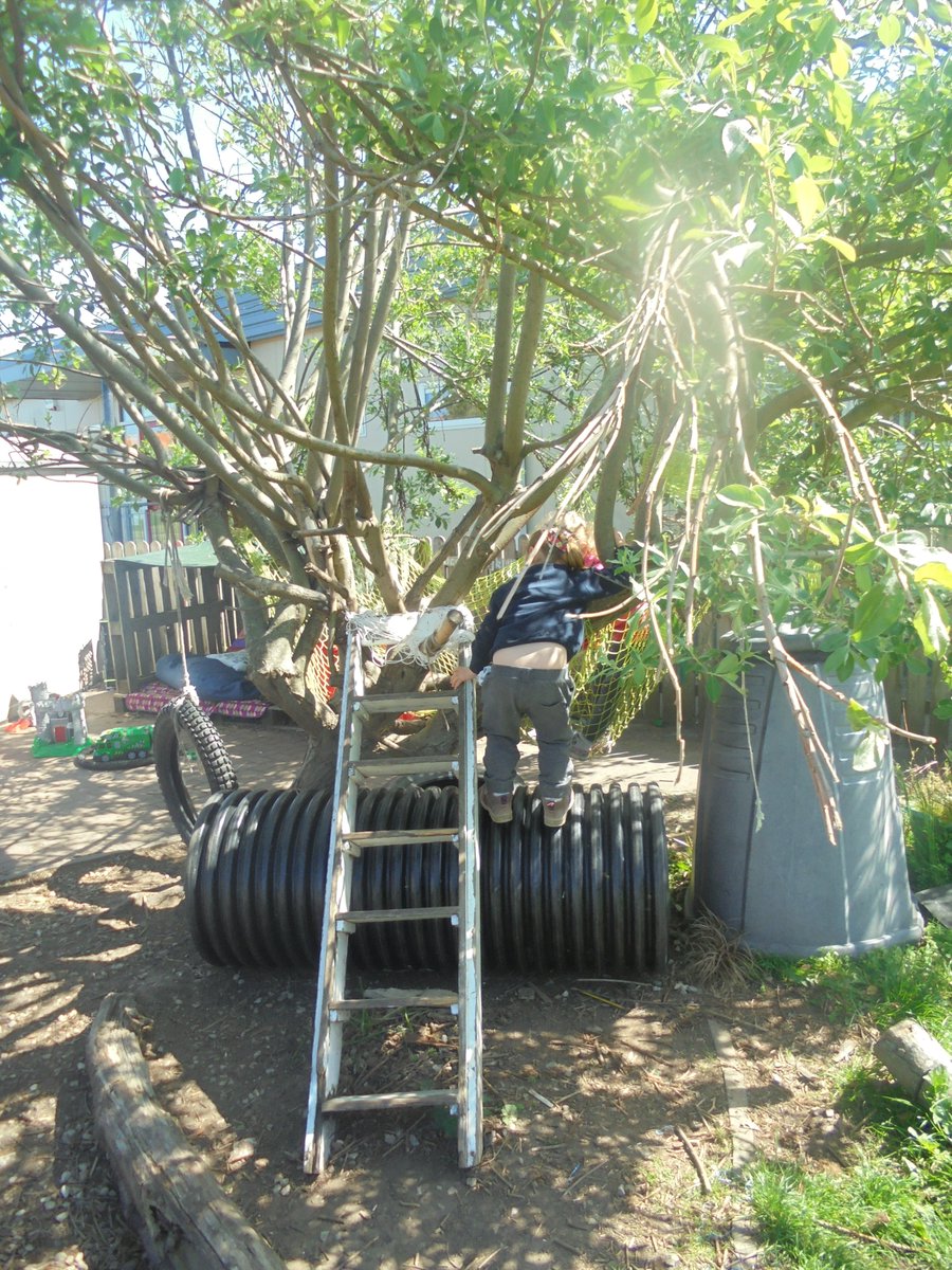 DunbarNursery's tweet photo. Castle Room: "To climb a tree is to discover a new world"
The children often explore risk and are encouraged to manage their own capabilities. #childrenleadinglearning #froebel #resilience #riskyplay #outdoor @DunbarPrimary https://t.co/HH1ryGr5C6