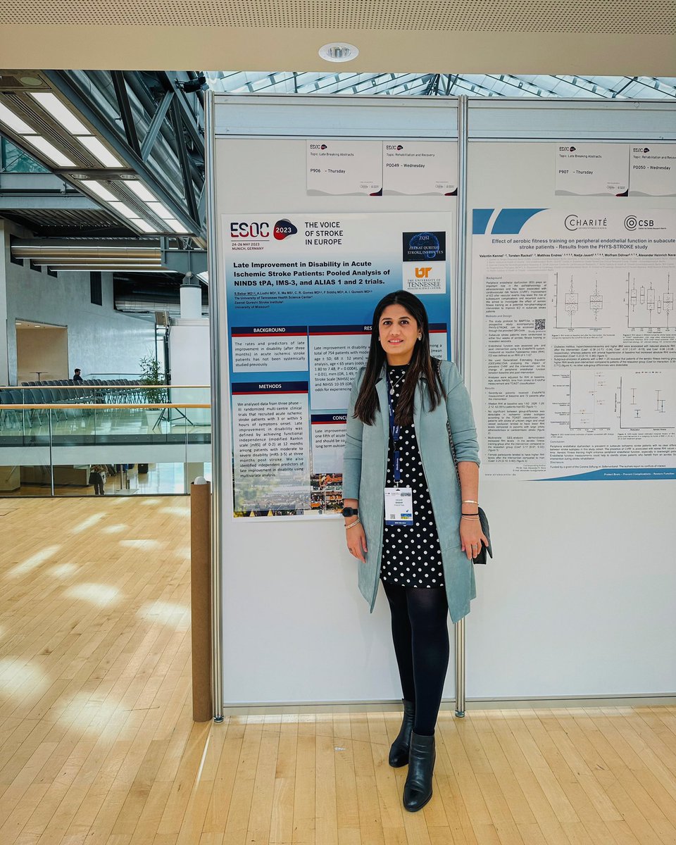 iamseharbabar's tweet photo. Life of a neurology resident; after a full day at work and overnight trans-Atlantic flight here I am 36 hours later to present my moderated poster at ESOC 😅 
@ESOstroke @uthsc @uthscneurores @UTHSCResearch #esoc2023 https://t.co/BXMYh80K8T