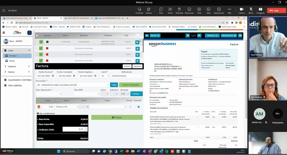 ADISSInforma's tweet image. ¡𝗢𝘁𝗿𝗼 𝘄𝗲𝗯𝗶𝗻𝗮𝗿 𝗶𝗻𝘃𝗼𝗹𝘃𝗶𝗱𝗮𝗯𝗹𝗲!👏👏
¡𝟮𝟭𝟮 𝗮𝘀𝗶𝘀𝘁𝗲𝗻𝘁𝗲𝘀!

➡️Vuestra colaboración, interés e ilusión nos anima a seguir trabajando en nuestras soluciones para mejorar vuestro día a día 💪💪

#Gracias #Seguimos
#Biloop
