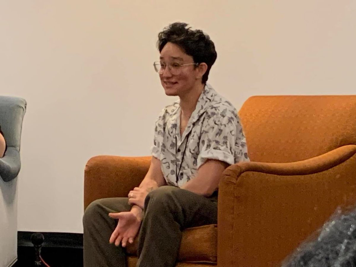 seattlescreams's tweet image. I was bemoaning not having any pics from the interview I did with the awesome @IBexWeBex and @TonyKayWriter came through! 

@crypticon #crypticon #horror #hellfest #scream