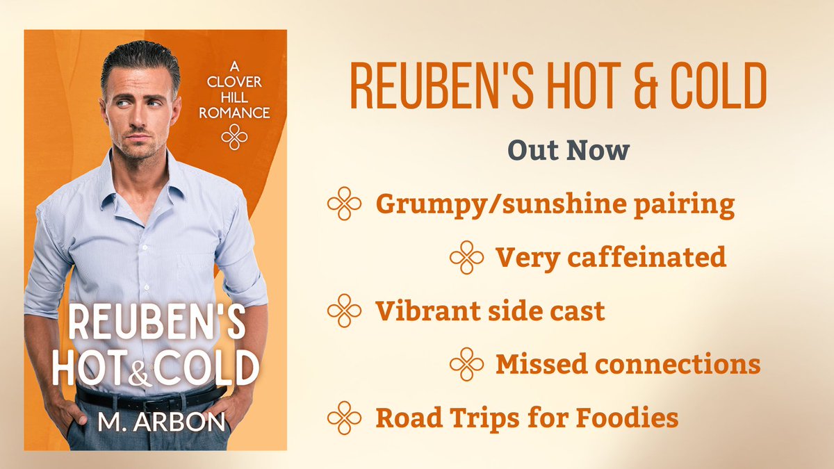 Looking for a delicious book about chasing a relationship on limited time? Trust us when we say you'll love Reuben's Hot and Cold! It's all about missed connections, chasing feelings, and a heavy dose of caffeine.

Grab it here: amazon.com/gp/product/B0C…
GR: goodreads.com/book/show/1412…