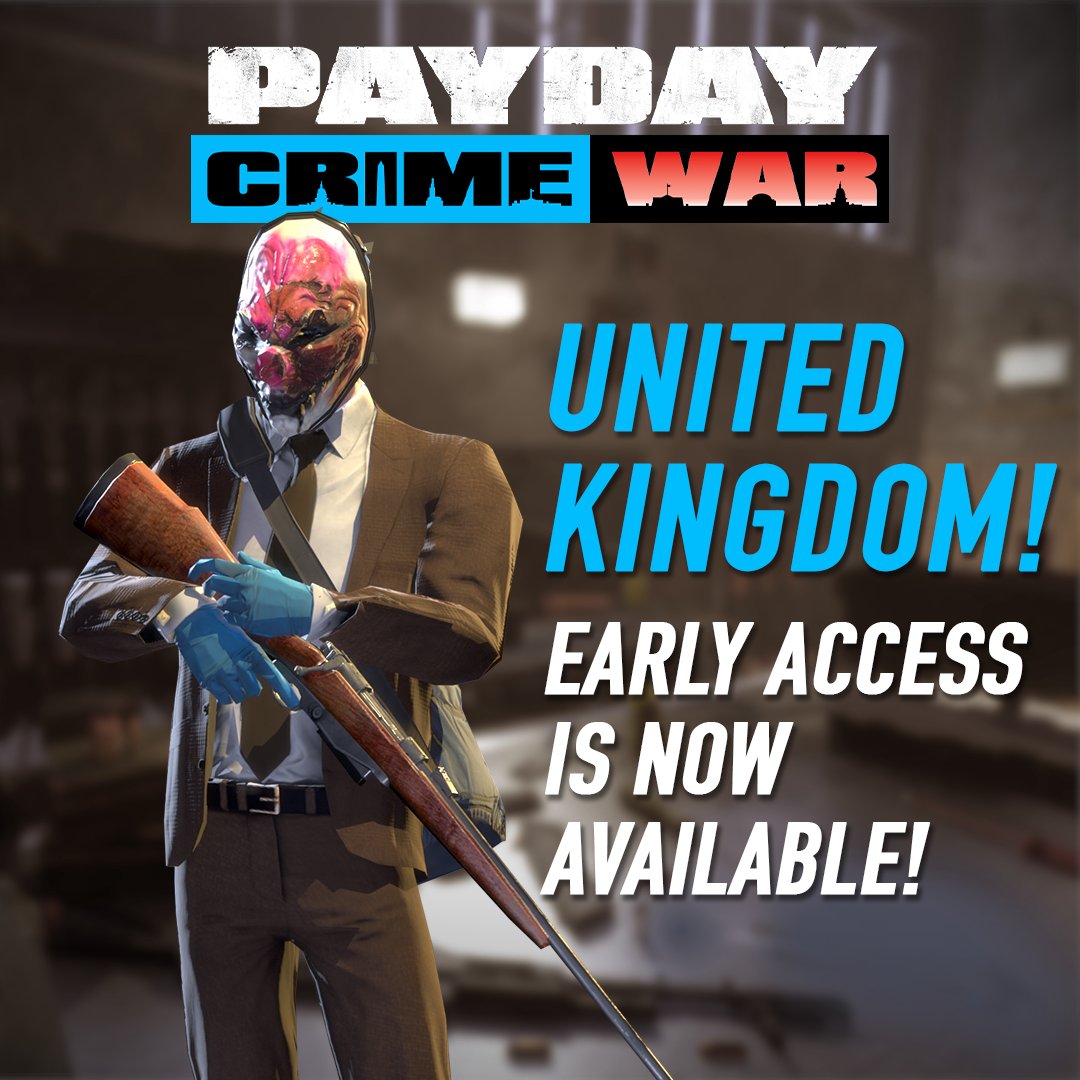UK HEISTERS! Early Access to PAYDAY Crime War is now available!

Start heisting on your phone now:
Android: buff.ly/3Tvi448
iOS: buff.ly/3IGw6ge