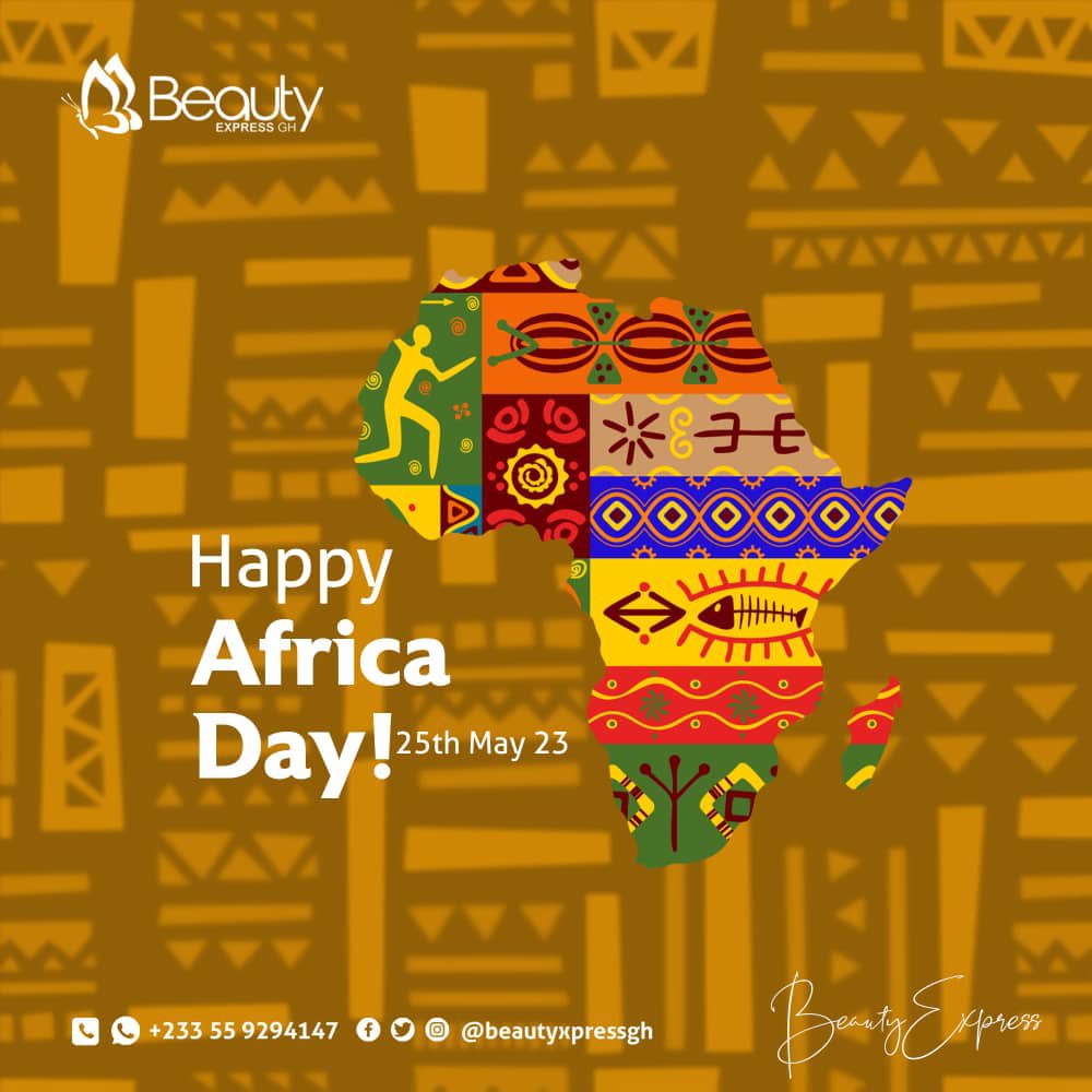BeautyExpressGH's tweet photo. Happy African Union Day to all Africans! https://t.co/B96rNdUHEc