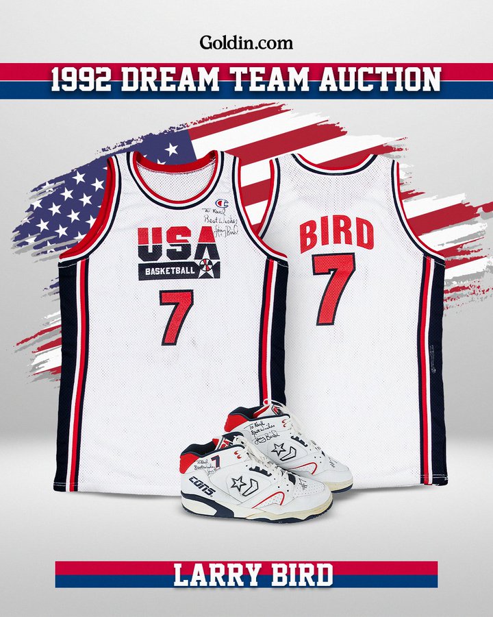 Karl Malone makes $5 million from selling 'Dream Team' memorabilia,  including signed Michael Jordan jersey
