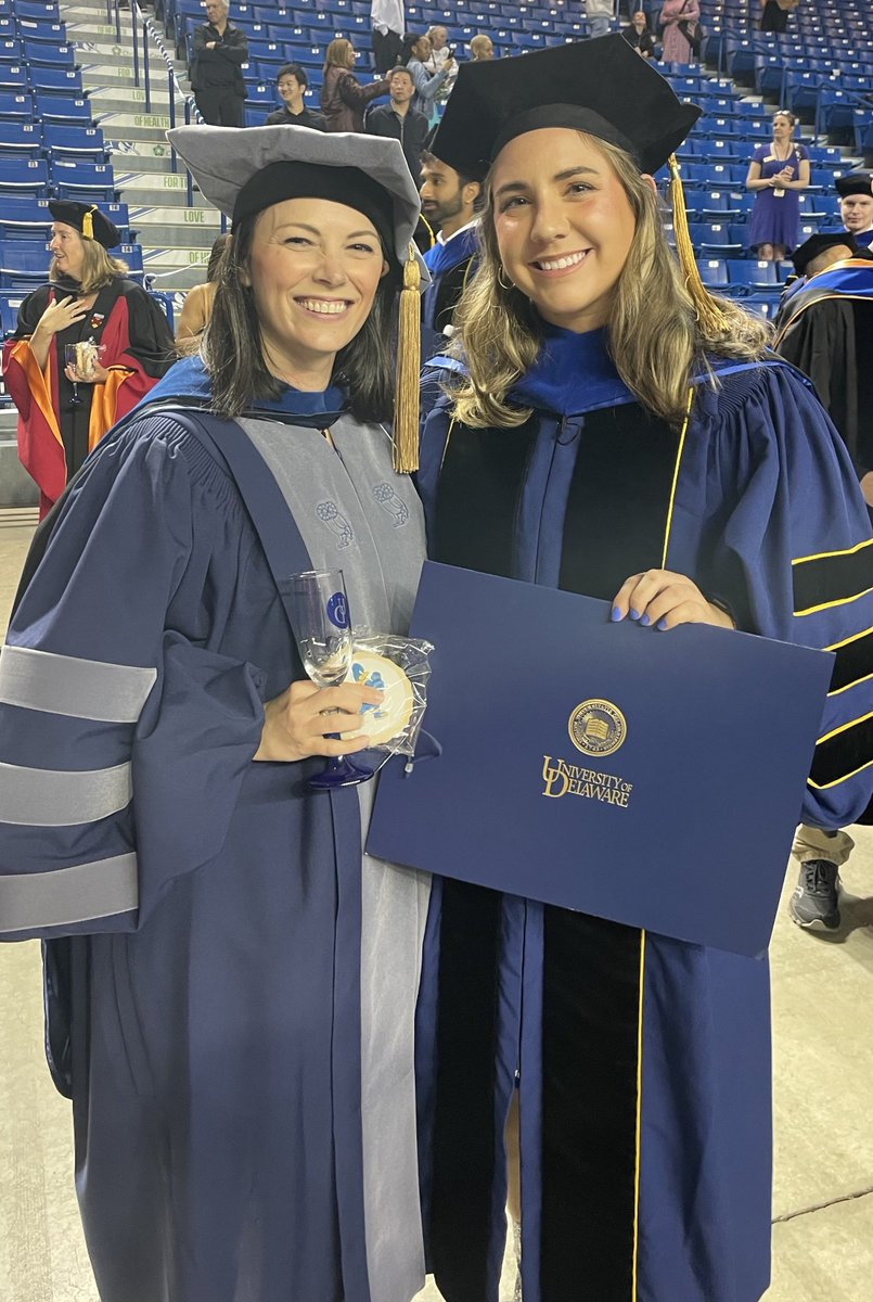 Today I had the distinct pleasure of hooding Mackenzie Scully (@mackenziescull3)! Congratulations for all your accomplishments! @TheDayLab and @udbme are proud of you!
