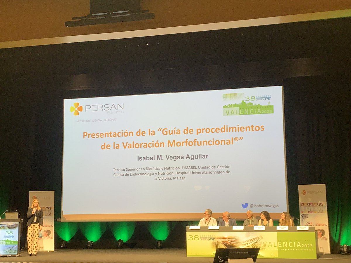 Presentación de la “guía de procedimiento de la Valoración Morfofuncional” #senpe2023