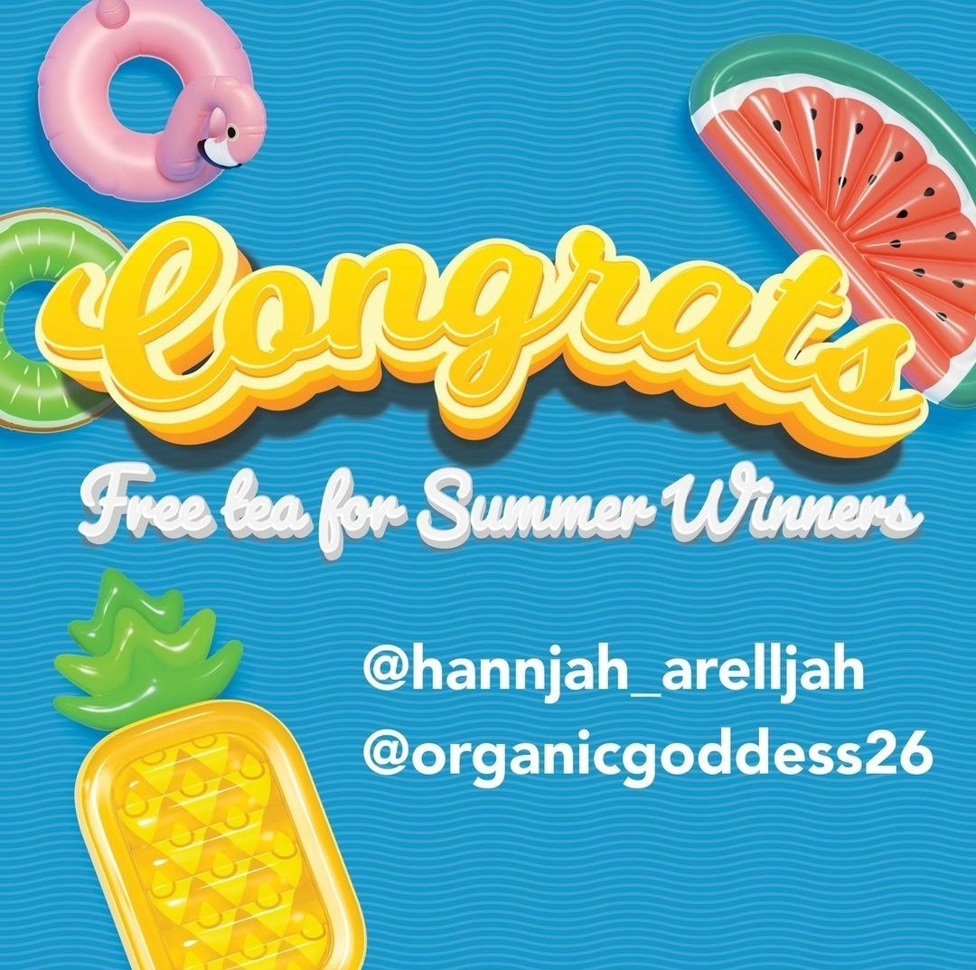 theTeahouseTT's tweet photo. Congratulations to our FREE TEA FOR THE SUMMER winners! Stay tuned for your next chance to enter! #comingsoon 👀👏 https://t.co/B7onjCM691