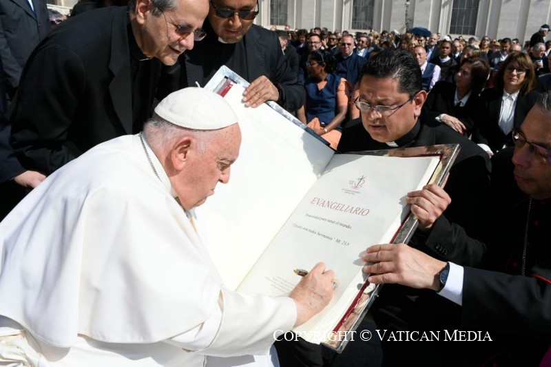 #PapaFrancisco : La pasión por la #evangelización es un don del #Espíritu #AudienciaGeneral 👉exaudi.org/es/el-papa-la-…