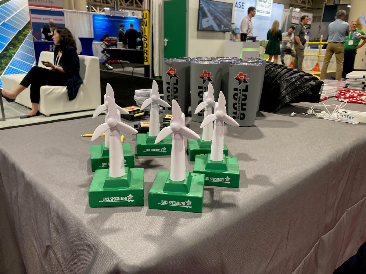 driveuacl's tweet image. UACL had a great time at #CLEANPOWER2023! See you next year!

@USCleanPower 

#cleanpower #windenergy #windturbine #windtransportation