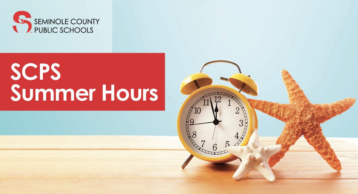WicklowExplore1's tweet photo. SCPS will begin “Summer Hours” starting June 5 through July 14.

https://t.co/gOl8nWtWdk https://t.co/tHFPBz4ZL0